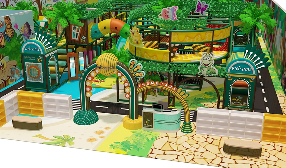 BJ-B1670 - Jungle theme indoor playground - Indoor Playgrounds | Bluejayset Playground Heaven