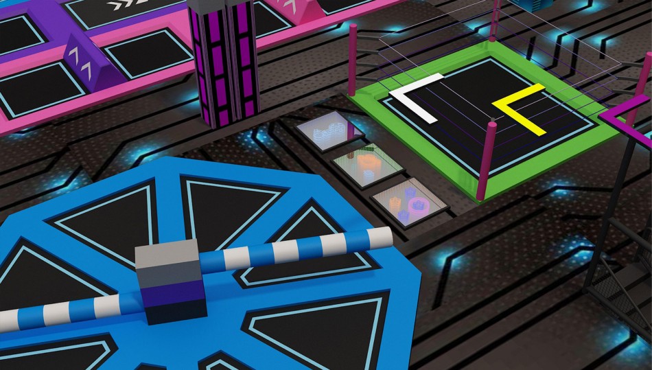 BJ-JA001 - Kids Empire Indoor Playground Design - Trampoline Park | Bluejayset Playground Heaven