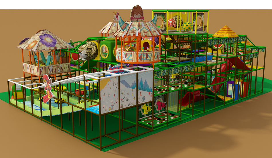BJ-B1651 - kids indoor playground in singapore - Indoor Playgrounds | Bluejayset Playground Heaven