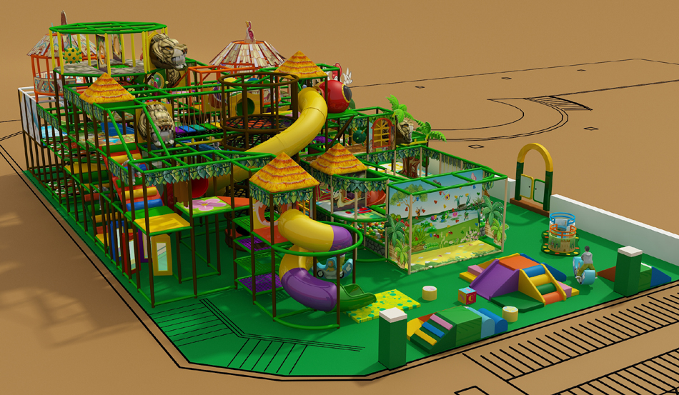 BJ-B1651 - kids indoor playground in singapore - Indoor Playgrounds | Bluejayset Playground Heaven