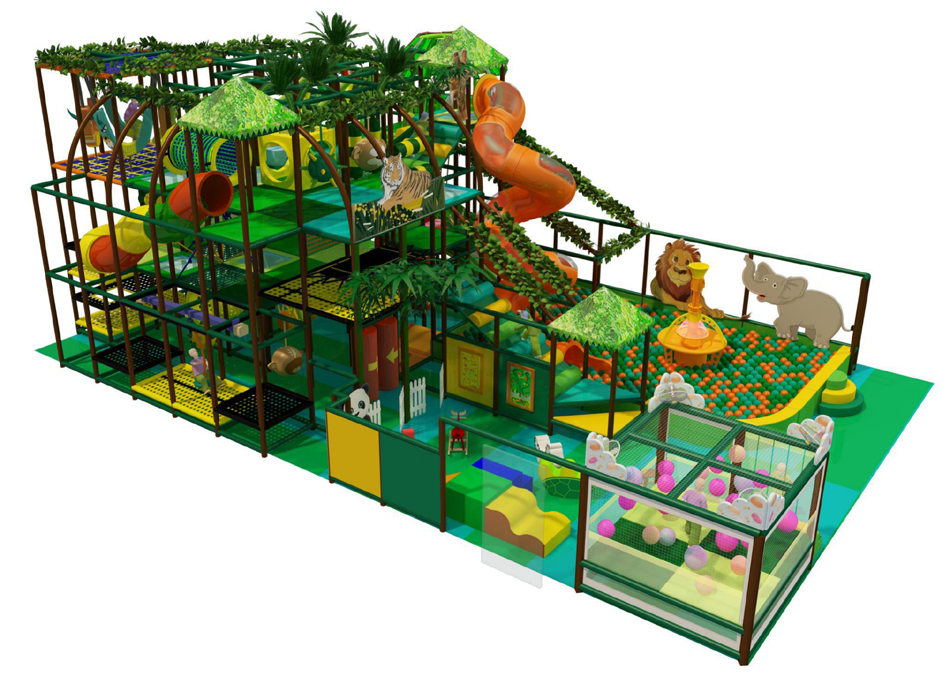 BJ-JD002 - kids trampoline - Trampoline Park | Bluejayset Playground Heaven