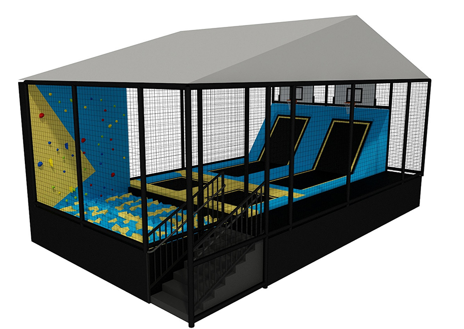 Kids trampoline park outdoor ? Kids Trampoline | Bluejayset Playground Heaven