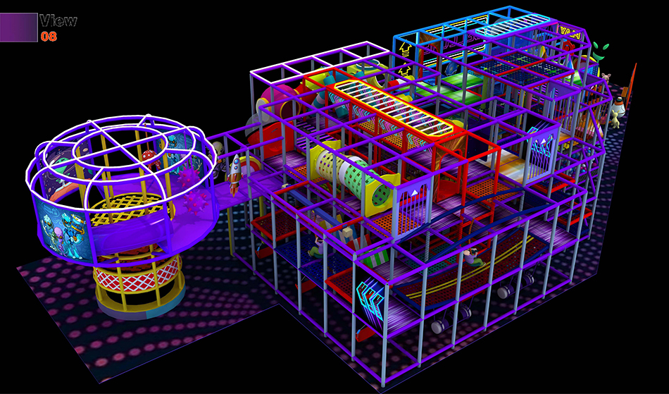 BJ-JA037 - Large Commercial Trampoline Park - Trampoline Park | Bluejayset Playground Heaven