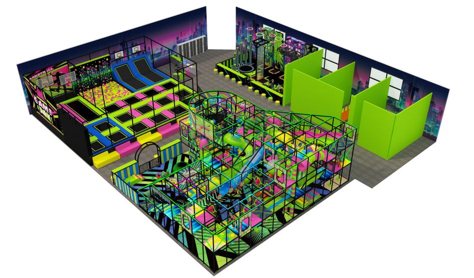 BJ-B1690 - Large indoor play area - Indoor Playgrounds | Bluejayset Playground Heaven