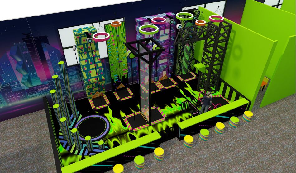 BJ-B1690 - Large indoor play area - Indoor Playgrounds | Bluejayset Playground Heaven