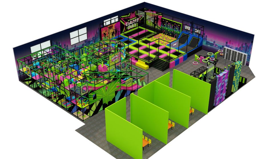BJ-B1690 - Large indoor play area - Indoor Playgrounds | Bluejayset Playground Heaven