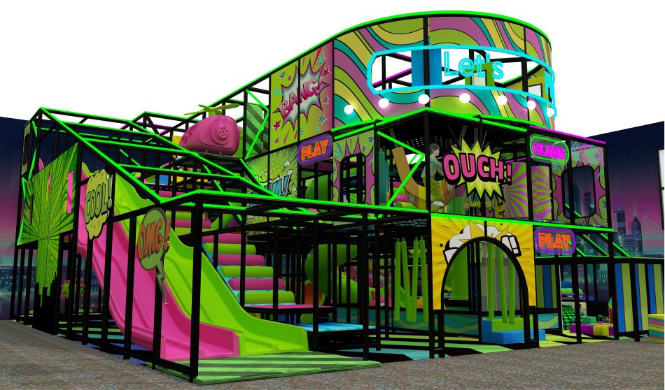 BJ-B1690 - Large indoor play area - Indoor Playgrounds | Bluejayset Playground Heaven