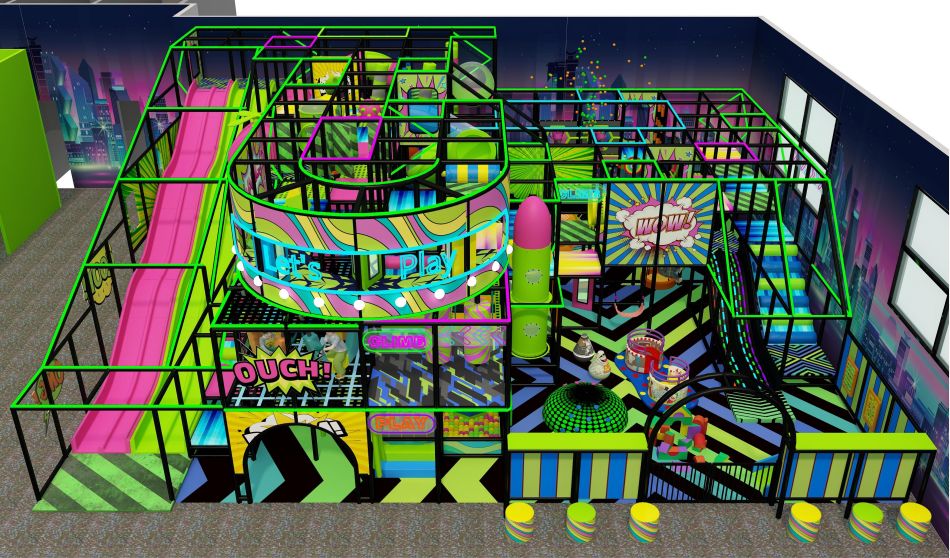 BJ-B1690 - Large indoor play area - Indoor Playgrounds | Bluejayset Playground Heaven