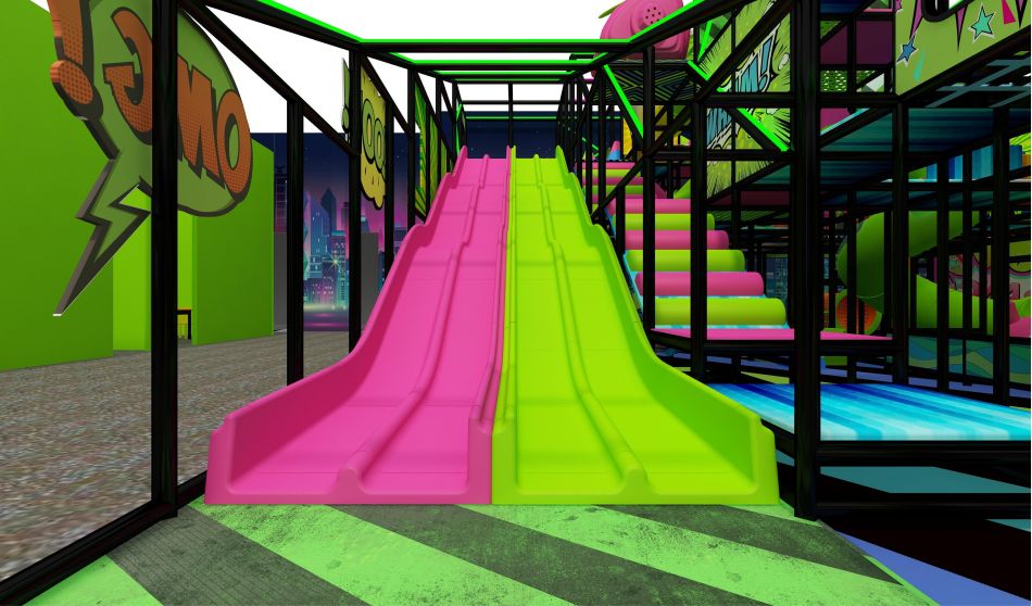 BJ-B1690 - Large indoor play area - Indoor Playgrounds | Bluejayset Playground Heaven