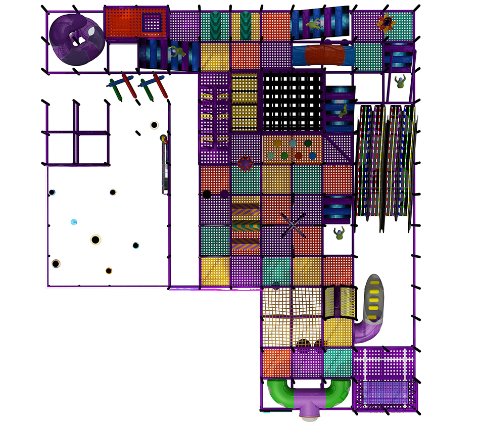 BJ-B1679 - Large play structure - Indoor Playgrounds | Bluejayset Playground Heaven