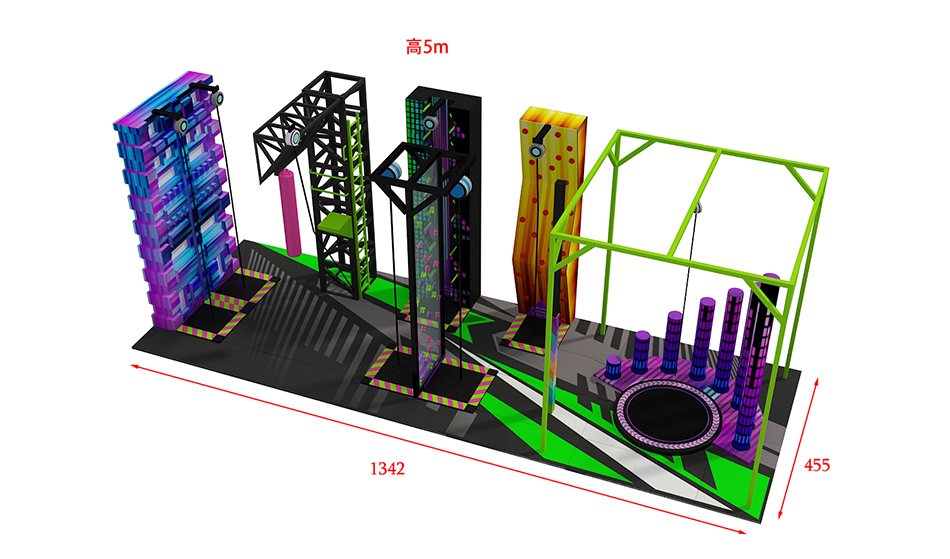 BJ-JB004 - large trampoline park - Trampoline Park | Bluejayset Playground Heaven