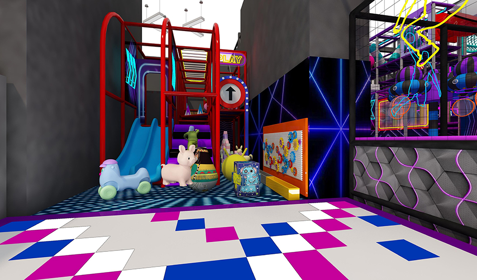 BJ-JD003 - Large trampoline park center - Trampoline Park | Bluejayset Playground Heaven