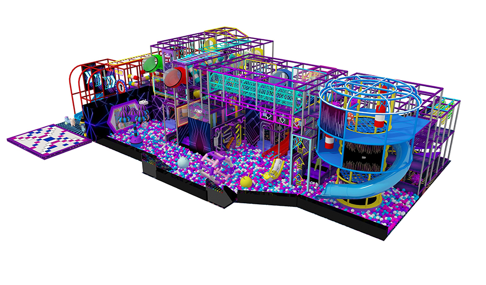 BJ-JD003 - Large trampoline park center - Trampoline Park | Bluejayset Playground Heaven