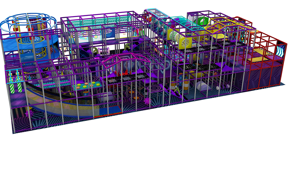 BJ-JD003 - Large trampoline park center - Trampoline Park | Bluejayset Playground Heaven