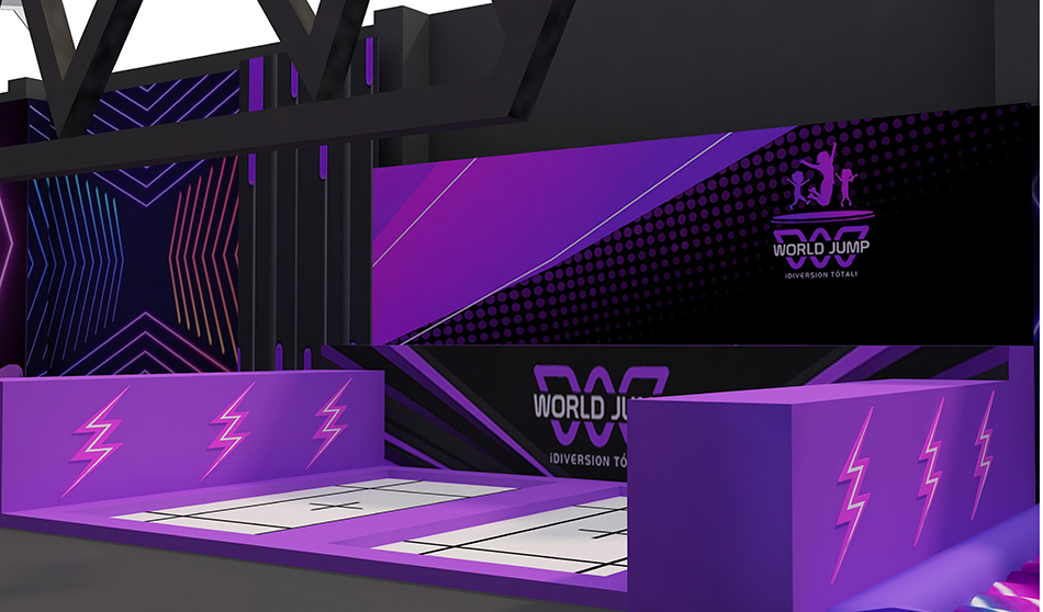 BJ-JD003 - Large trampoline park center - Trampoline Park | Bluejayset Playground Heaven