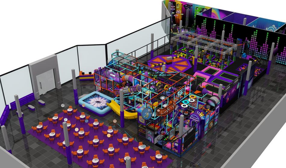 BJ-B1680 - Larger indoor play center - Indoor Playgrounds | Bluejayset Playground Heaven