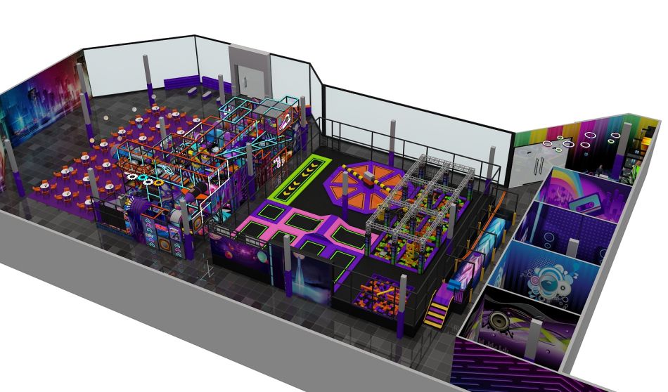 BJ-B1680 - Larger indoor play center - Indoor Playgrounds | Bluejayset Playground Heaven