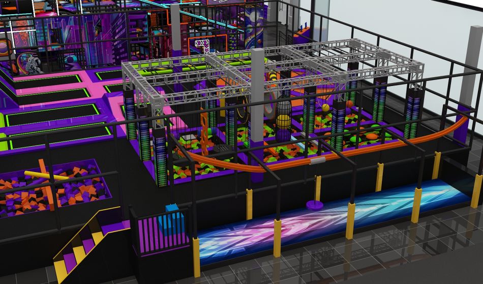 BJ-B1680 - Larger indoor play center - Indoor Playgrounds | Bluejayset Playground Heaven