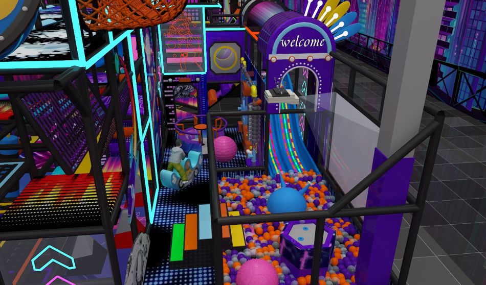 BJ-B1680 - Larger indoor play center - Indoor Playgrounds | Bluejayset Playground Heaven