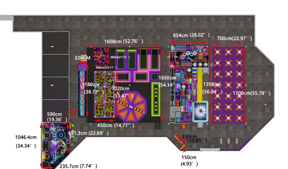 BJ-B1680 - Larger indoor play center - Indoor Playgrounds | Bluejayset Playground Heaven