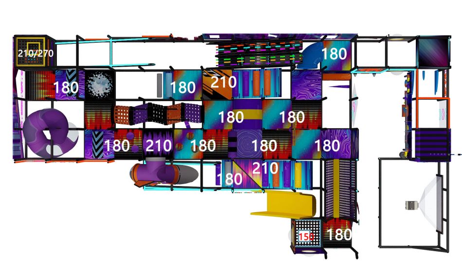 BJ-B1680 - Larger indoor play center - Indoor Playgrounds | Bluejayset Playground Heaven