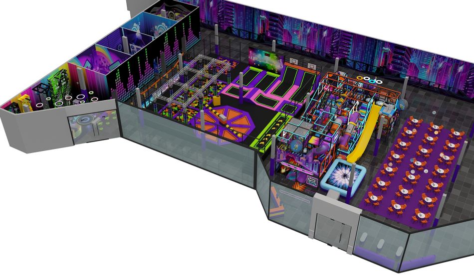 BJ-B1680 - Larger indoor play center - Indoor Playgrounds | Bluejayset Playground Heaven