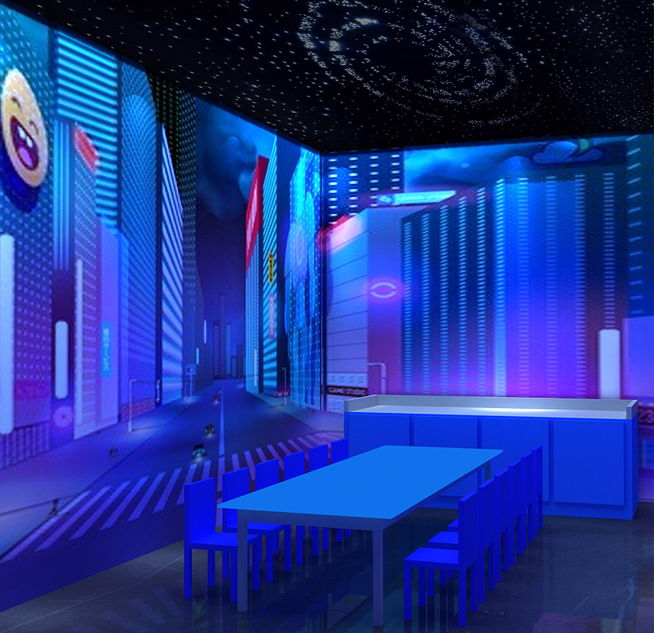 BJ-JD001 - Light up trampoline park - Trampoline Park | Bluejayset Playground Heaven