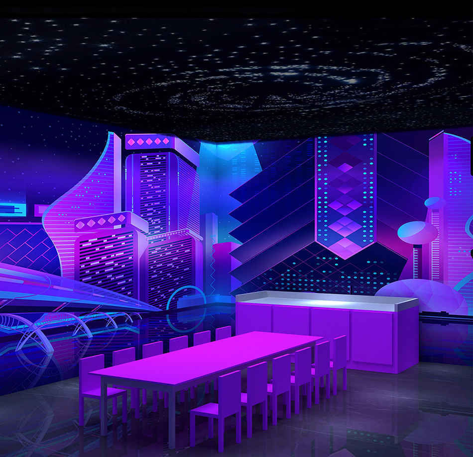 BJ-JD001 - Light up trampoline park - Trampoline Park | Bluejayset Playground Heaven