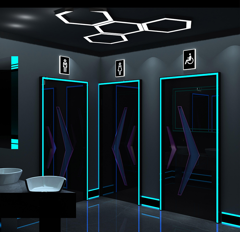 BJ-JD001 - Light up trampoline park - Trampoline Park | Bluejayset Playground Heaven