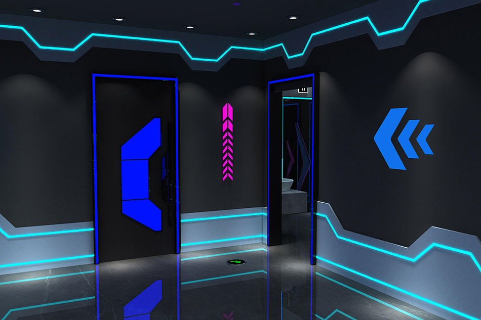 BJ-JD001 - Light up trampoline park - Trampoline Park | Bluejayset Playground Heaven