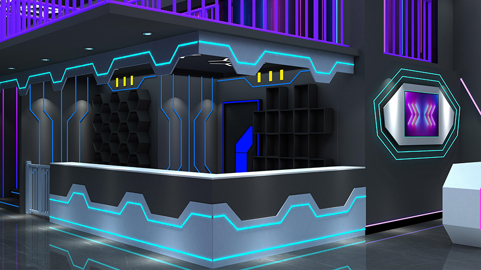 BJ-JD001 - Light up trampoline park - Trampoline Park | Bluejayset Playground Heaven