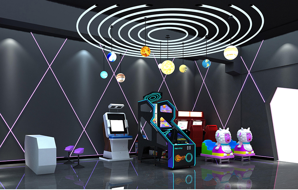 BJ-JD001 - Light up trampoline park - Trampoline Park | Bluejayset Playground Heaven