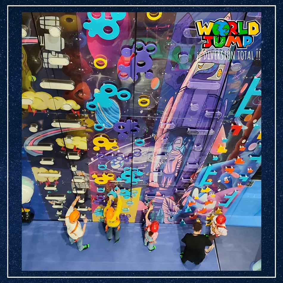 BJ-JD001 - Light up trampoline park - Trampoline Park | Bluejayset Playground Heaven