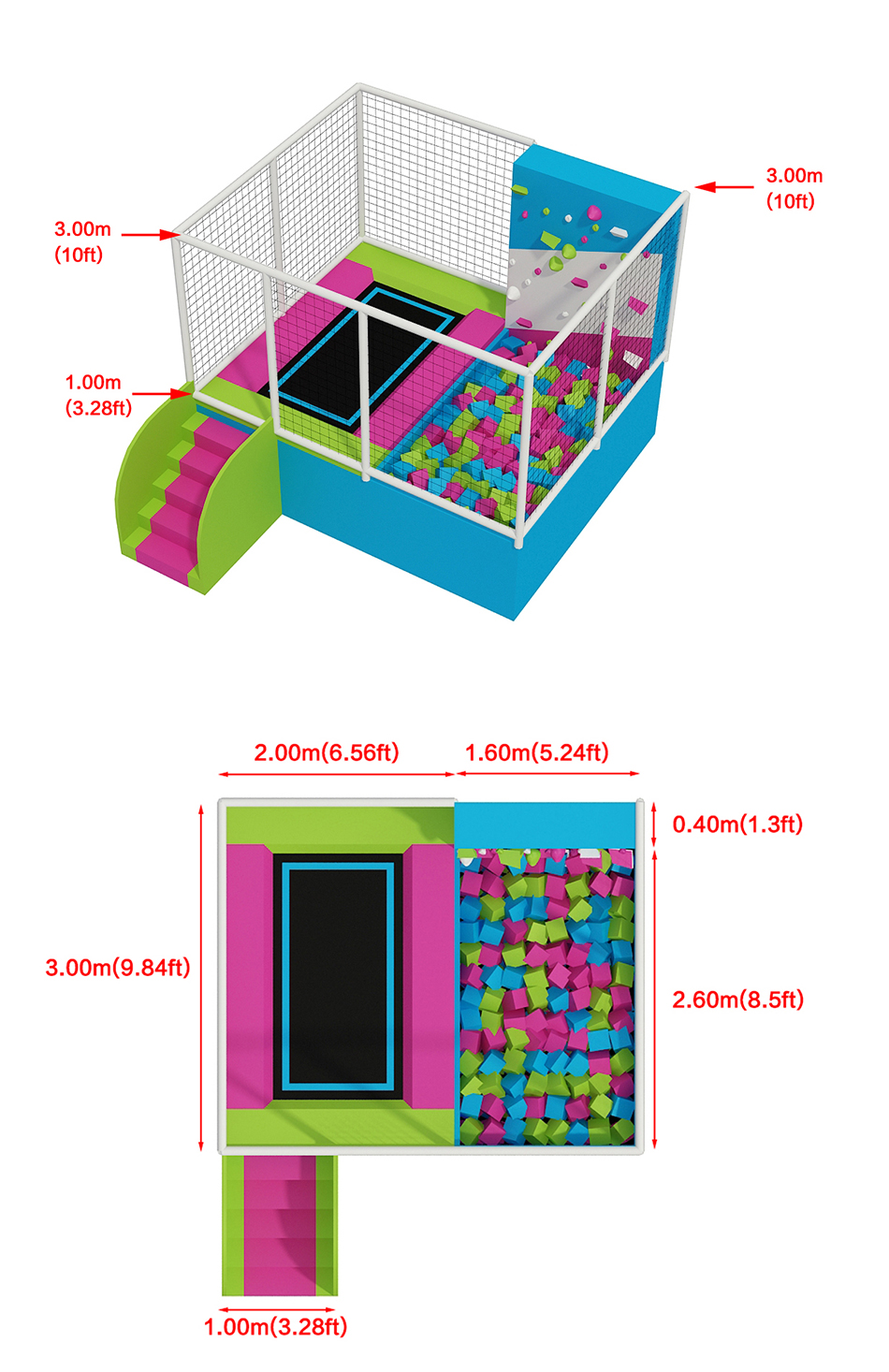 Mini trampoline ? Kids Trampoline | Bluejayset Playground Heaven