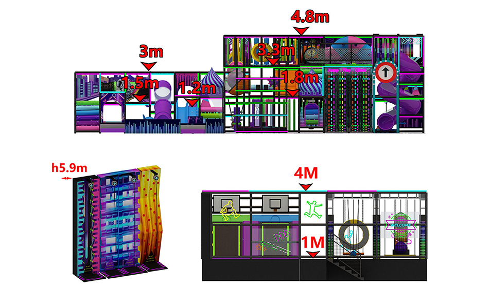 BJ-B1685 - New adventure indoor playground - Indoor Playgrounds | Bluejayset Playground Heaven