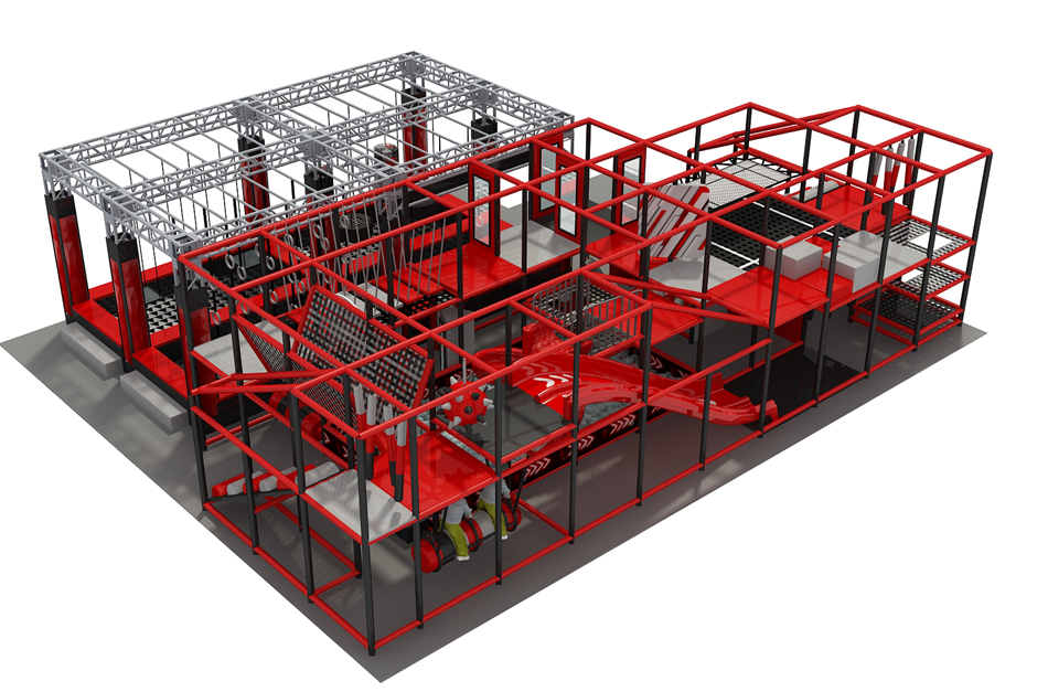 New Adventure Ninja Warrior Course ? Ninja Warrior Courses | Bluejayset Playground Heaven