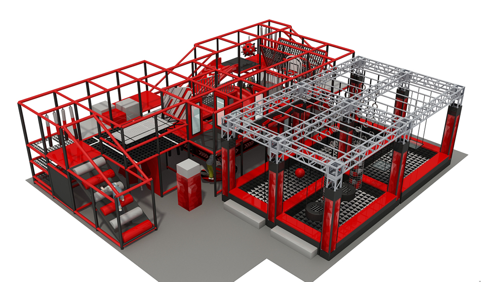 New Adventure Ninja Warrior Course ? Ninja Warrior Courses | Bluejayset Playground Heaven