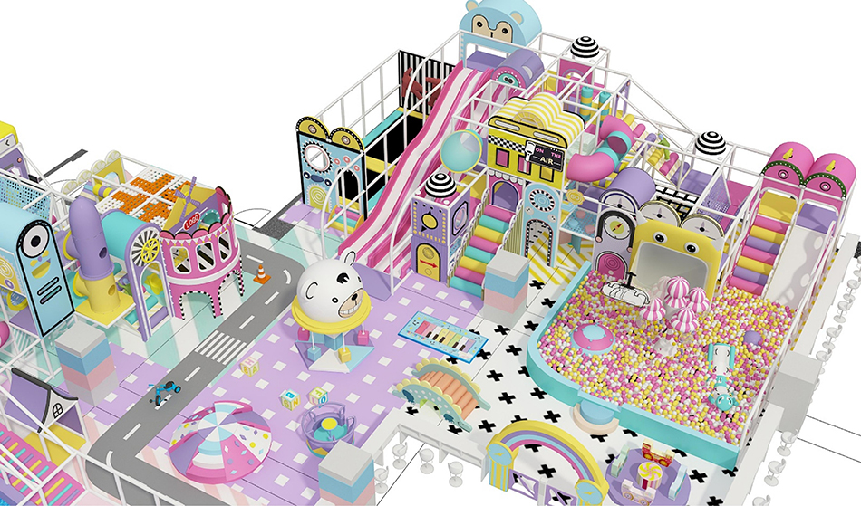 BJ-B1692 - New fashion indoor playground design - Indoor Playgrounds | Bluejayset Playground Heaven