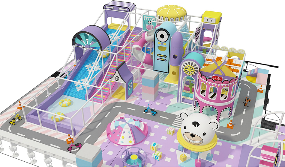 BJ-B1692 - New fashion indoor playground design - Indoor Playgrounds | Bluejayset Playground Heaven