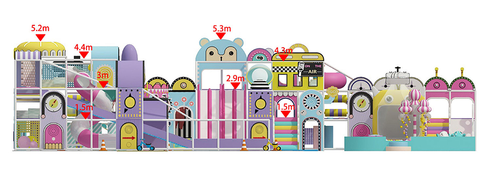 BJ-B1692 - New fashion indoor playground design - Indoor Playgrounds | Bluejayset Playground Heaven