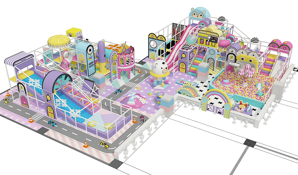 BJ-B1692 - New fashion indoor playground design - Indoor Playgrounds | Bluejayset Playground Heaven