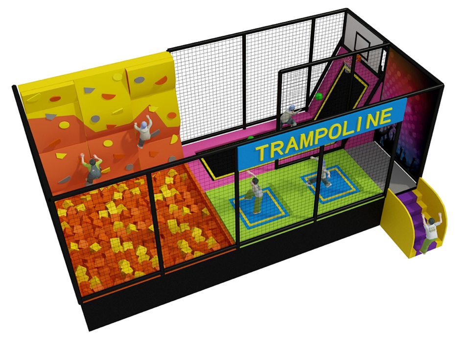 BJ-JC041 - New Kids Trampoline - Trampoline Park | Bluejayset Playground Heaven
