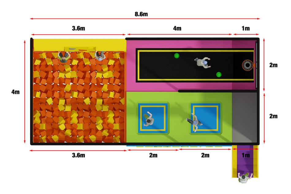 BJ-JC041 - New Kids Trampoline - Trampoline Park | Bluejayset Playground Heaven