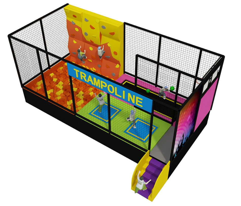 BJ-JC041 - New Kids Trampoline - Trampoline Park | Bluejayset Playground Heaven