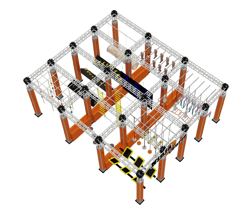 Ninja obstacle course ? Ninja Warrior Courses | Bluejayset Playground Heaven