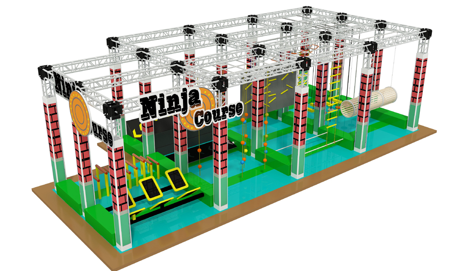 Ninja Warrior course ? Ninja Warrior Courses | Bluejayset Playground Heaven
