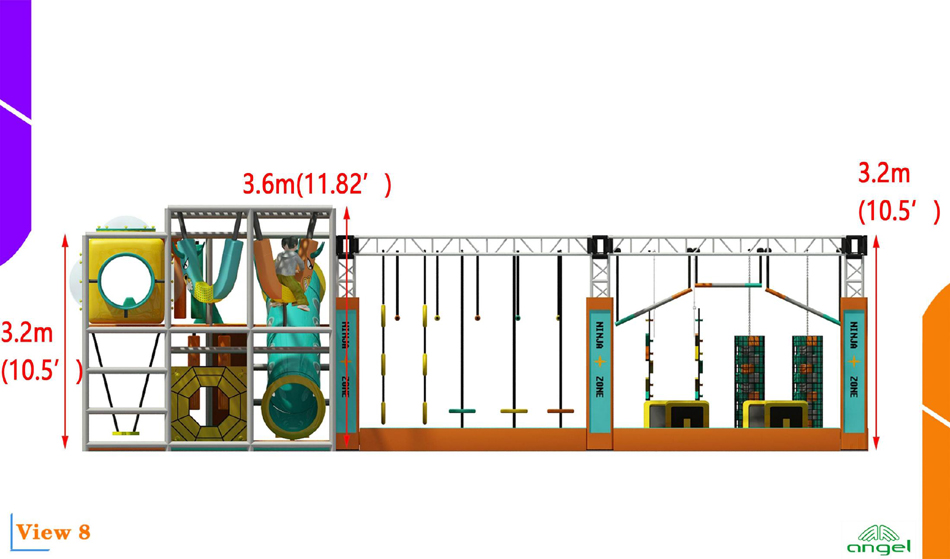 Ninja Warrior GYM ? Ninja Warrior Courses | Bluejayset Playground Heaven