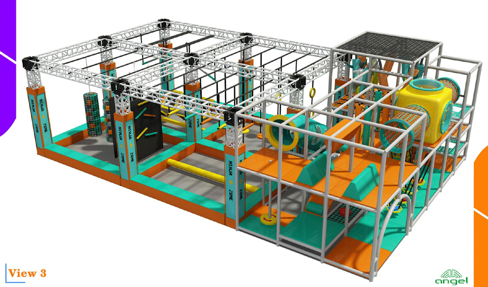 Ninja Warrior GYM ? Ninja Warrior Courses | Bluejayset Playground Heaven