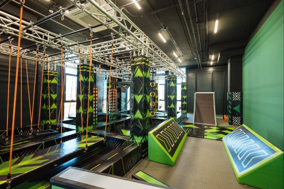 Ninja warrior obstacle course ? Ninja Warrior Courses | Bluejayset Playground Heaven