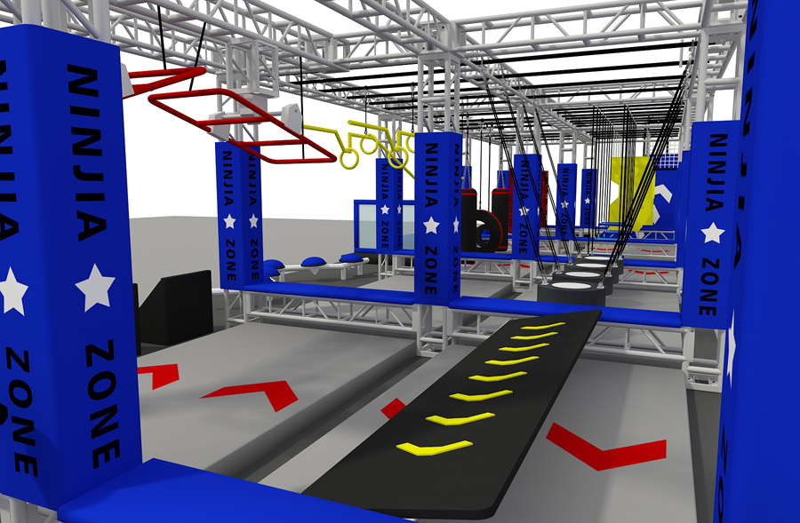 ninja warrior obstacle course ? Ninja Warrior Courses | Bluejayset Playground Heaven